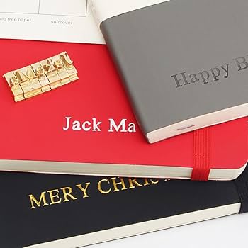 Amazon | QQZSG ノート シンプル B6*2 ノートブック PUレザー