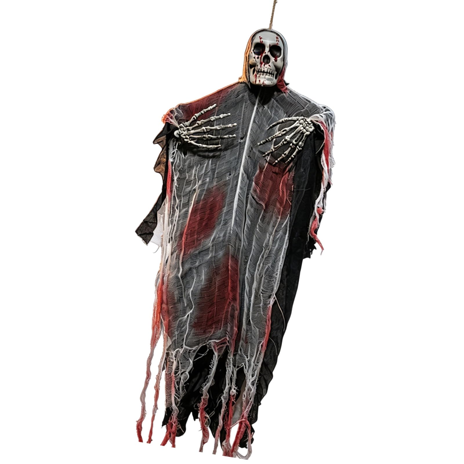 Limtula Frightening Cloth Specter Halloween Decoration Hanging Ornament Ideal for Parties and Event Scary Halloween Characteristics