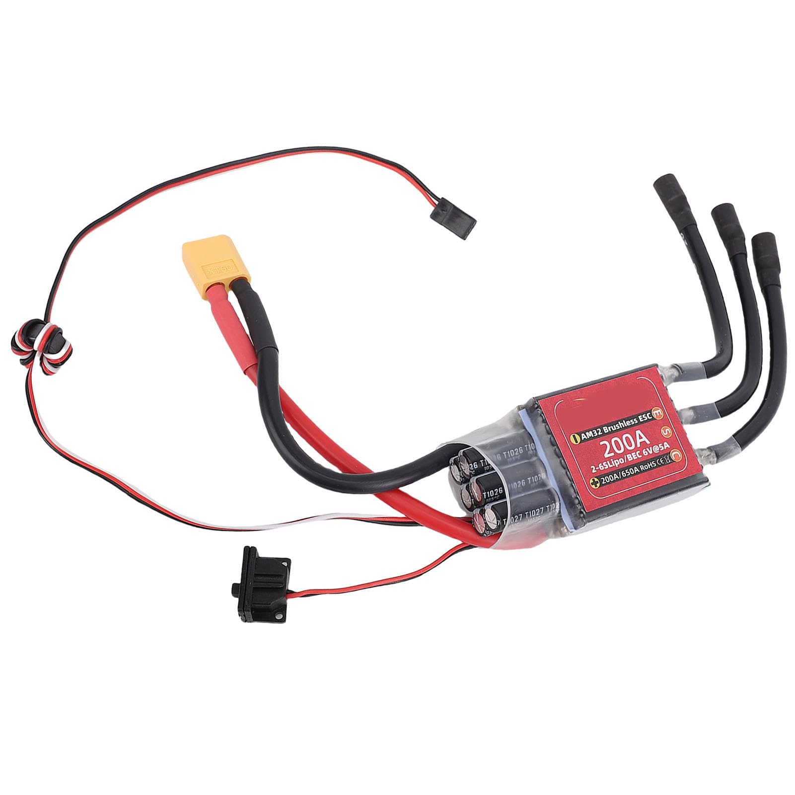 YUYTE Regulator Obrotów RC Brushless z Oprogramowaniem AM32, Precyzyjna