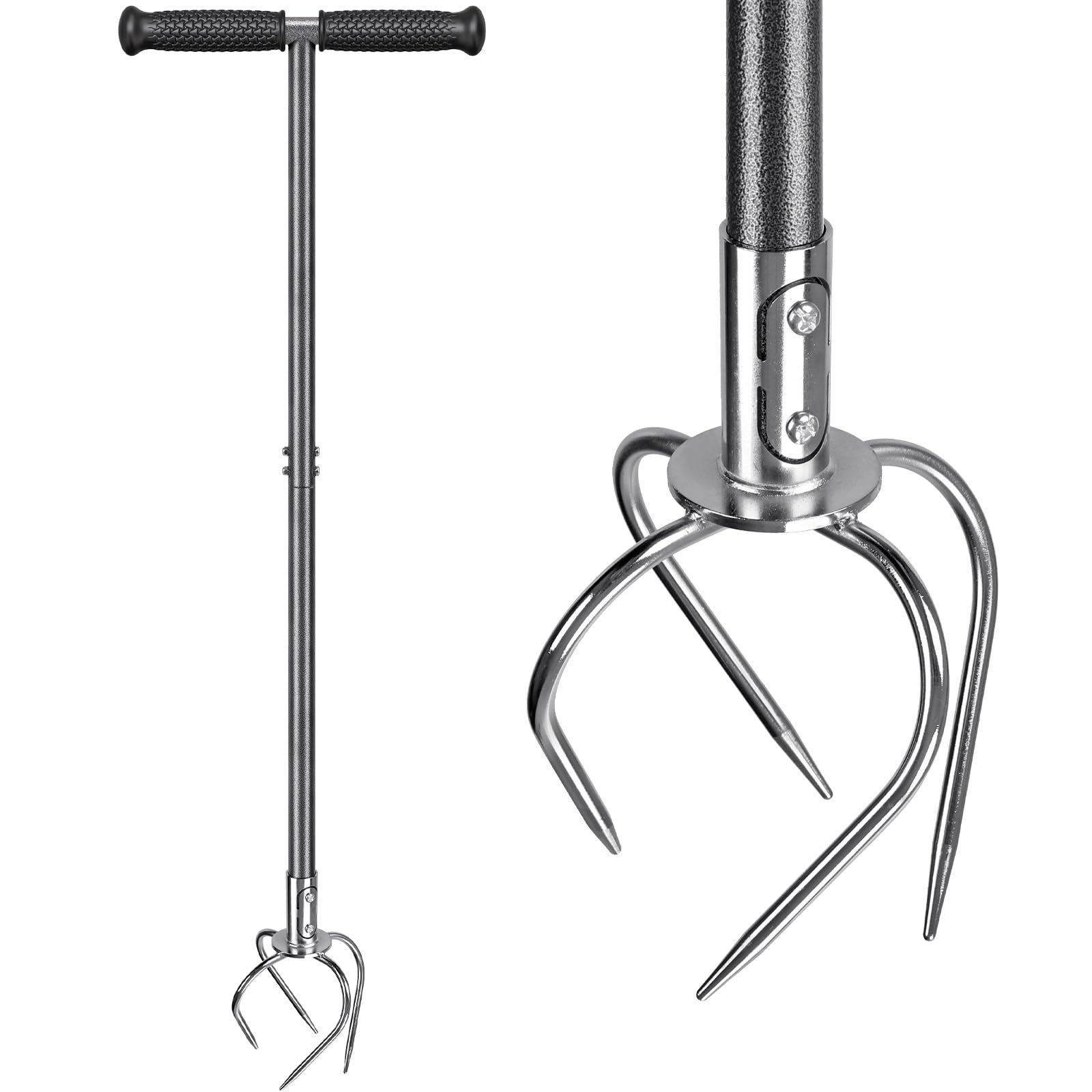 Dolibest Manual Twist Tiller with 4 claws Manual Twist Tiller with T-Shape 2