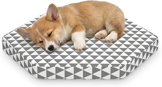 Orthopedic Dog Beds for Small Dogs, Pet Bed with 6 Sides,Removable & cleanable Cover,S