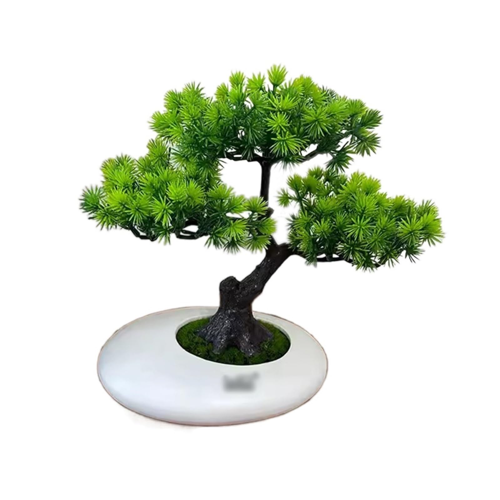 HCZKIUJY Artificial Bonsai Tree Simulated Pine Welcoming Pine Arhat Pine False Pine Living Room Study Decoration Modelling Beauty Fortune Tree Landscape Decoration Fake Plant Decoration (C)