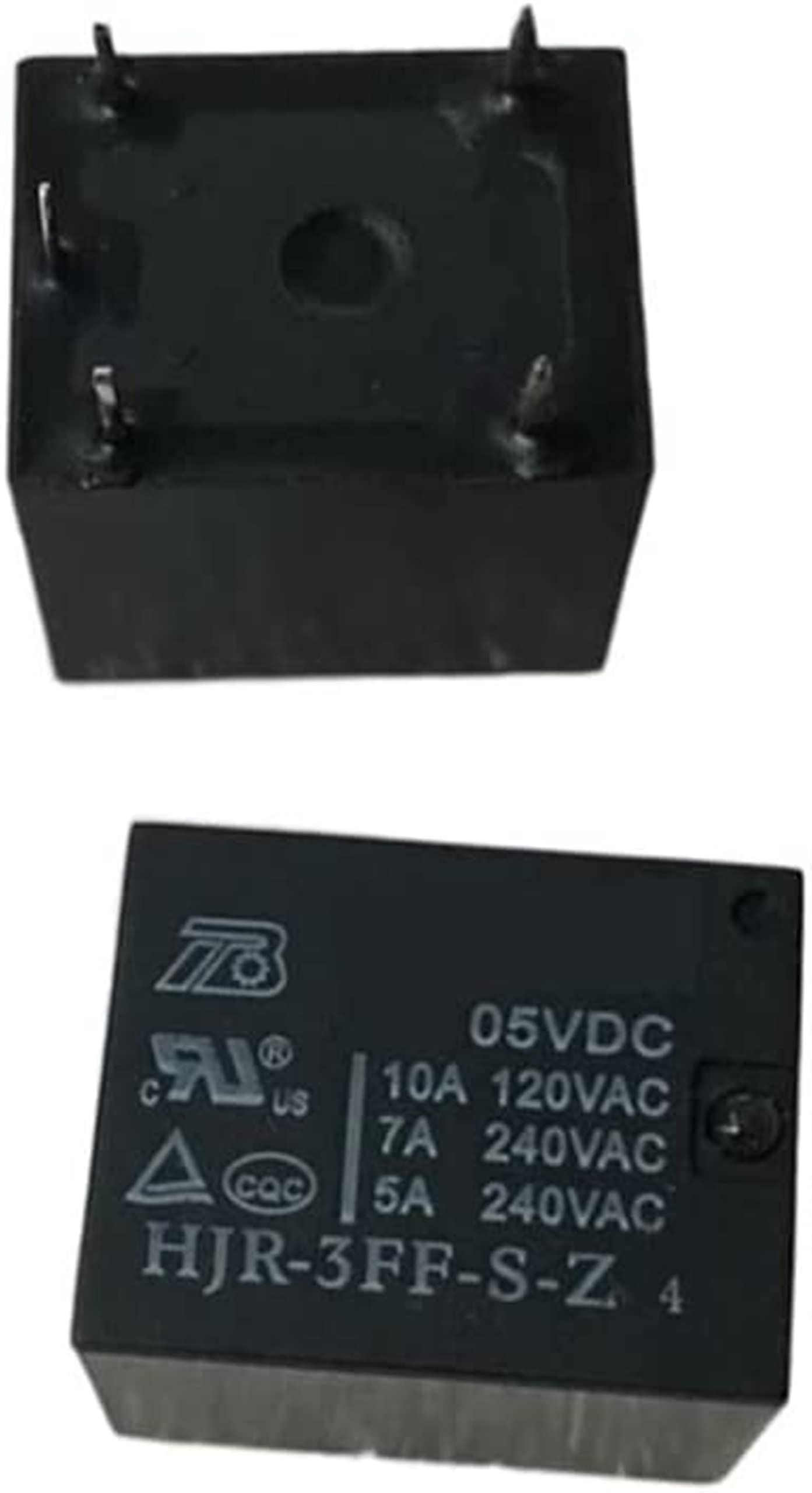 AERBNYEQP Relay 10pcs HJR-3FF-S-Z-05VDC HJR-3FF-S-Z 05VDC 5V/5PIN/10A