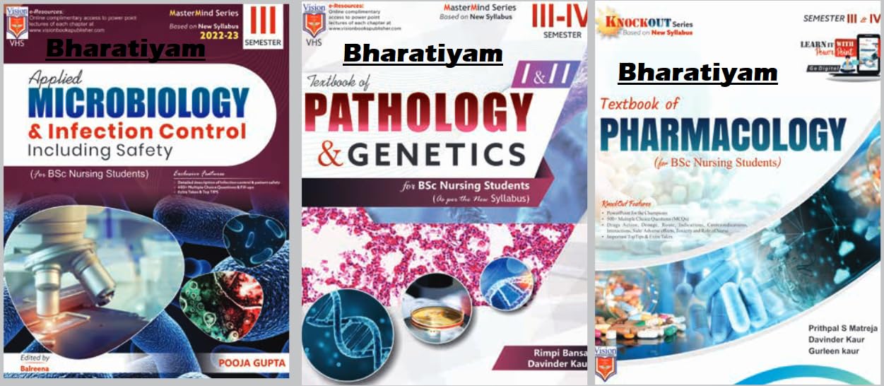 Buy Microbiology Pharmacology and pathology and genetics For Bsc ...
