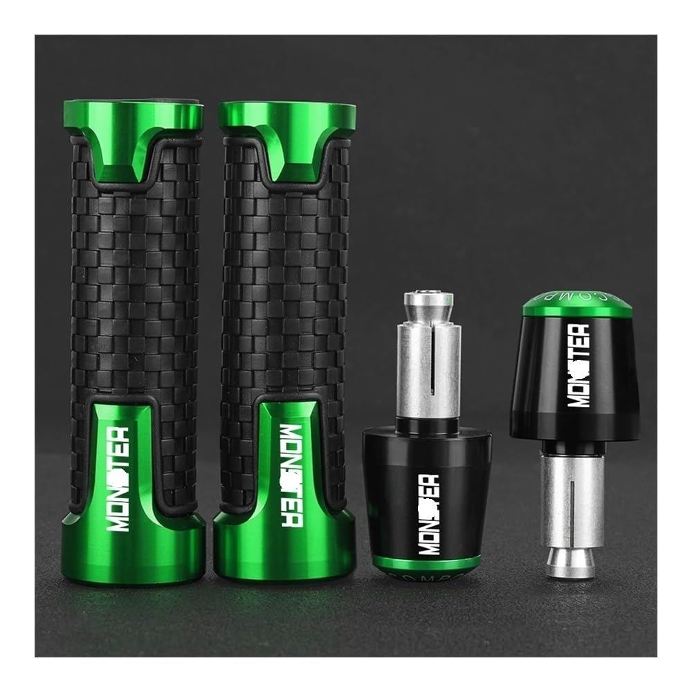 Puños De Manillar CNC De 7/8" Y 22 Mm, Tapones para Manillar De Motocicleta para Du&Cati para Monster 696 796 797 821 937 950 1200 SR Tapón Manillar
