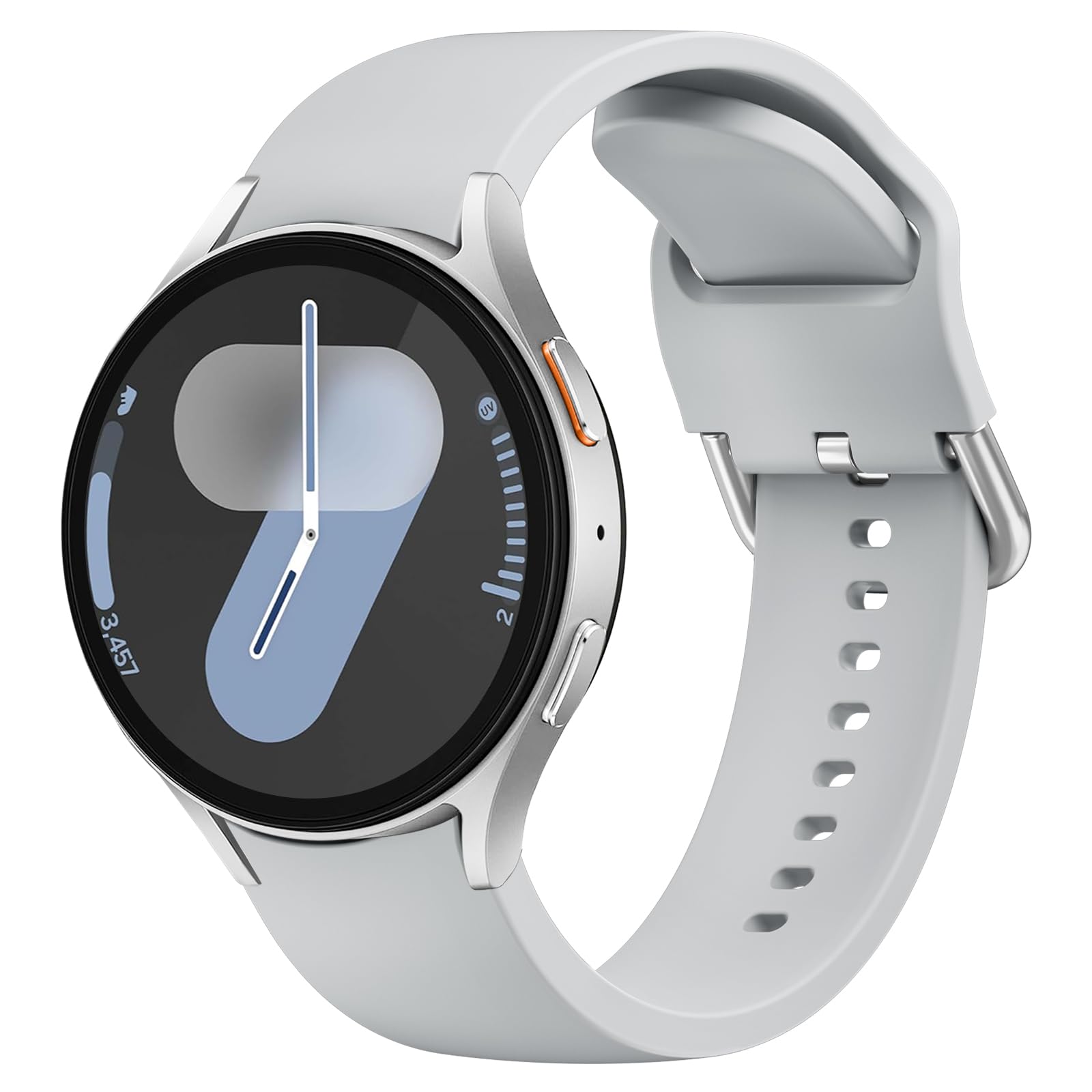 Tobfit Straps Compatible with Samsung Galaxy Watch 7/6/5/4 Strap 40mm 44mm,20mm Adjustable Original Style Silicone Sport Replacement for Samsung Galaxy Watch 7/6/5/4 Women Men-picture-38