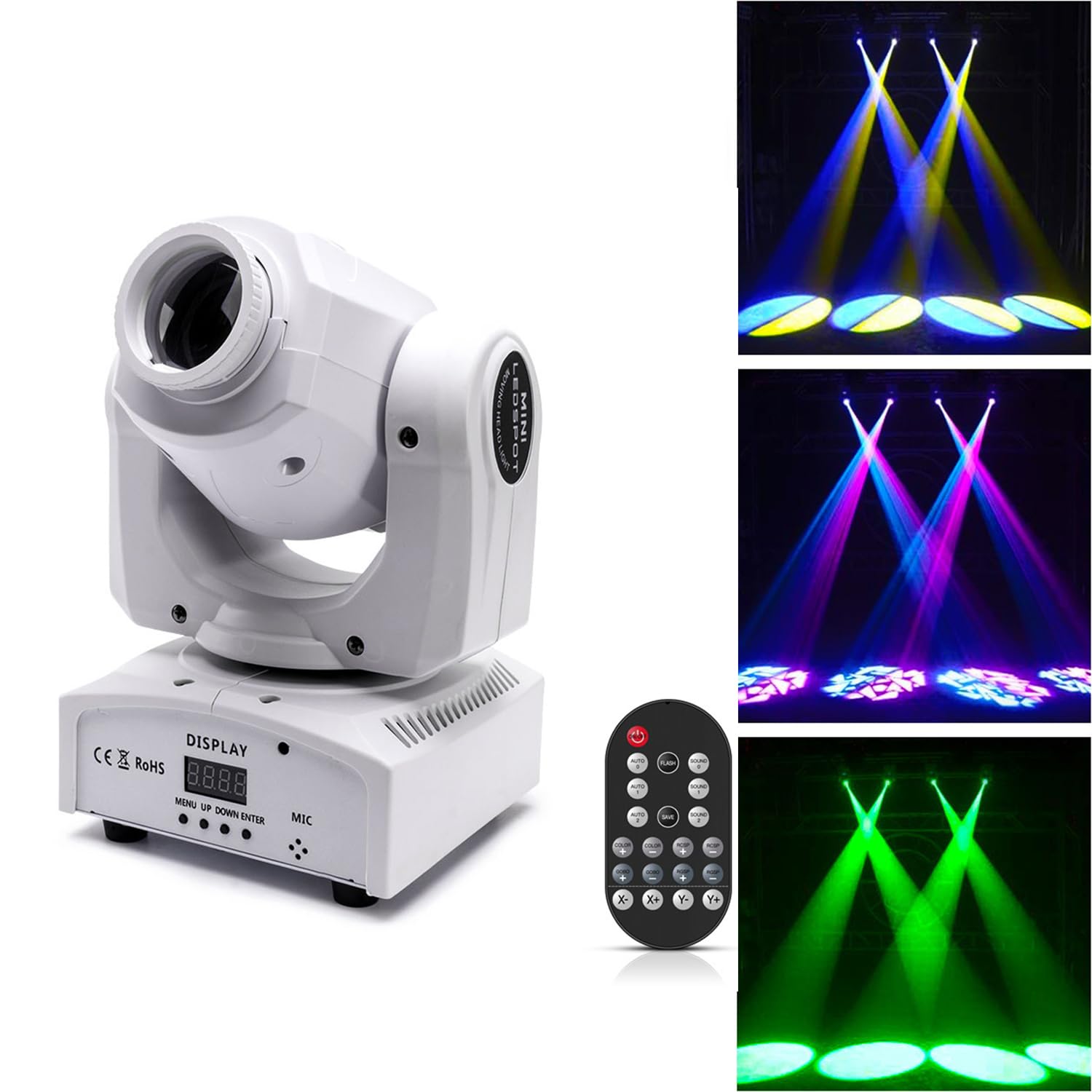 Faisceau lumineux de fête blanc 30W DMX pour animer les pistes de danse