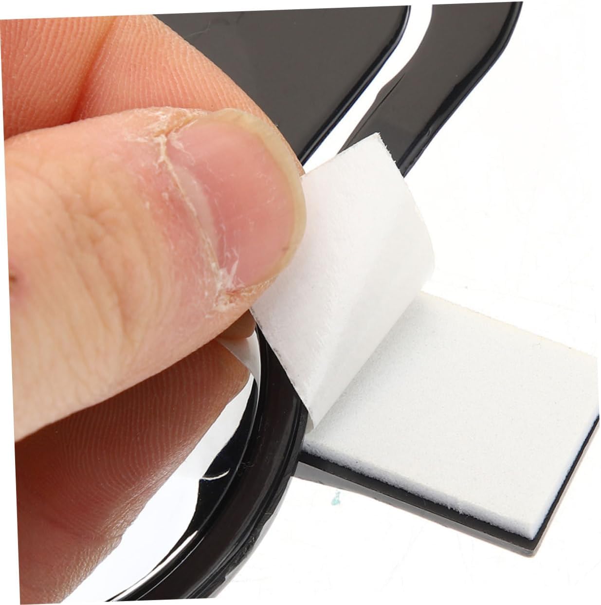 Cabilock Cubicle Mirror Desk Rear View Monitor Convex Laptop Safety Mirror for Office Use Stylish Decoration Easy Installation Compact Eye-protection Design