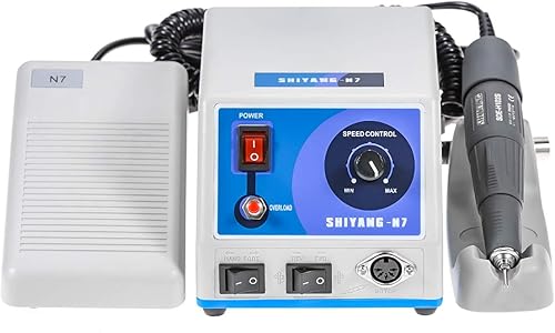 Miniatura 2 de 35K RPM Grinder SY7+H102S Equipo de laboratorio para laboratorio, joyería, cerámica, silicona, vidrio, tallado en madera, Artware