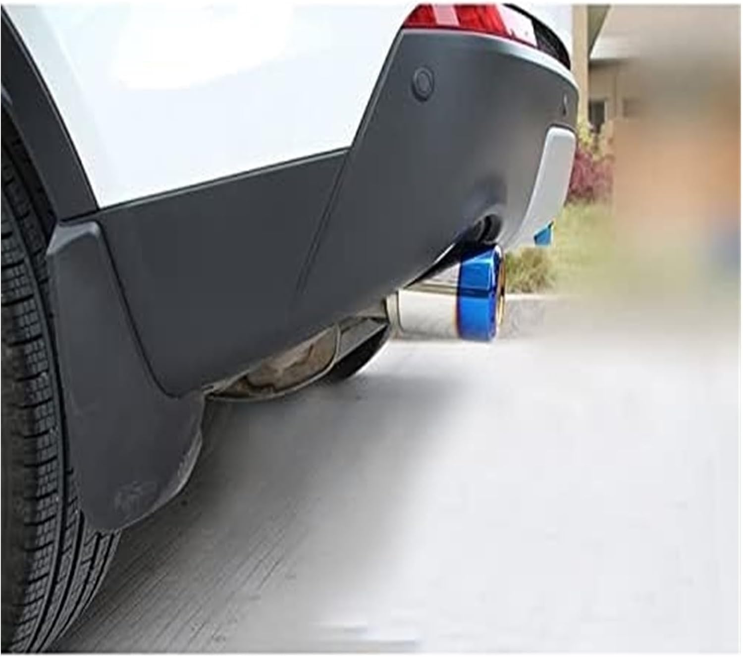 マフラーチップ 1 ピース ユニバーサル ハート型 車用排気マフラーチップ ステンレススチールパイプ 排気テールマフラーチップパイプ