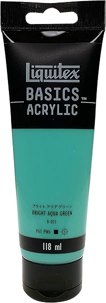 Amazon Co Jp リキテックス アクリル絵具 リキテックス ベーシックス ブライトアクアグリーン B 033 118ml ホーム キッチン