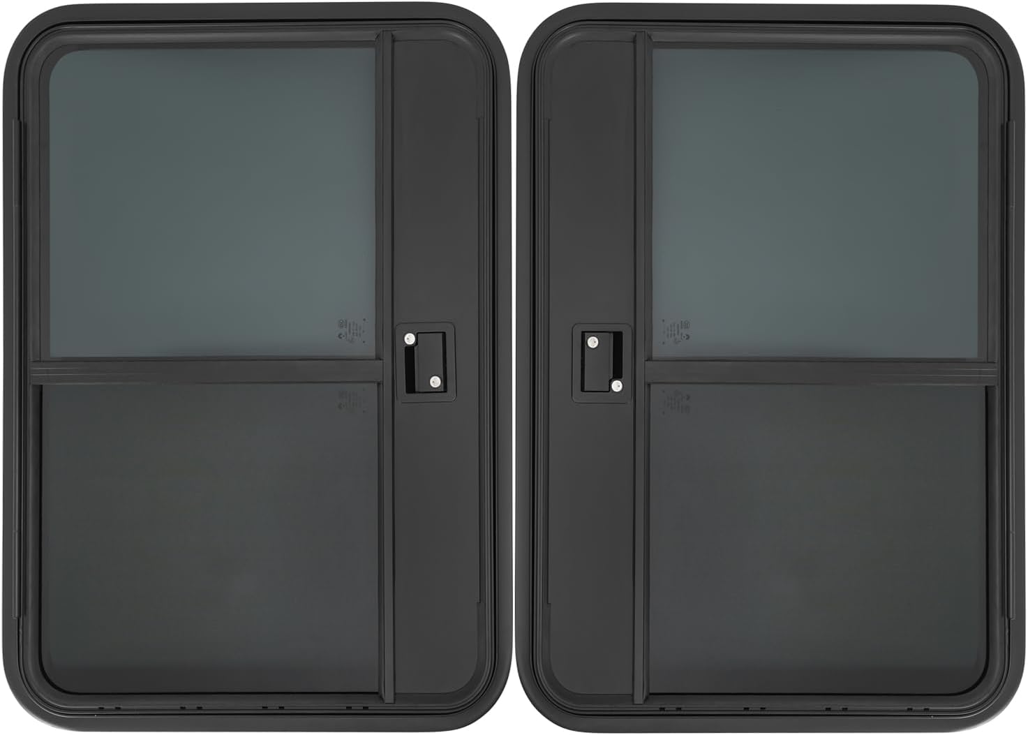 RV Entry Door, 28''Wx38''H Teardrop Trailer Door, Left+Right Side RV Camper Entry Door, with Tempered Glass, for RVs, Campers, Driver+Passenger Side Replacement (Left +Right Side, 28''Wx38''H)