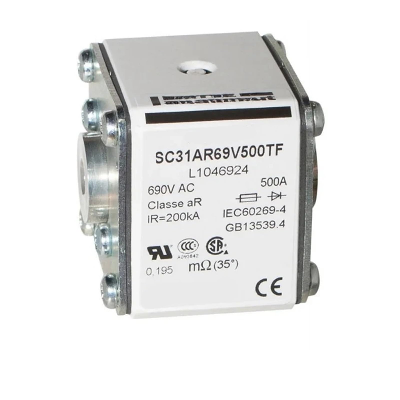 Fusible SC31AR69V350TF H1046921 cartucho cilíndrico de protección para inversores
