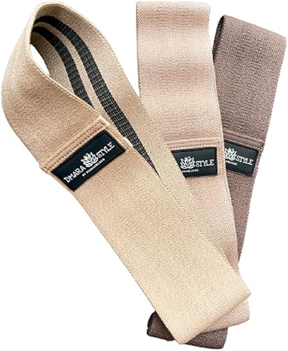 Dmara Style - Juego de 3 bandas de resistencia de 14.6 x 3.1in para piernas y glúteos, bandas de ejercicio, bandas anchas de entrenamiento, bandas