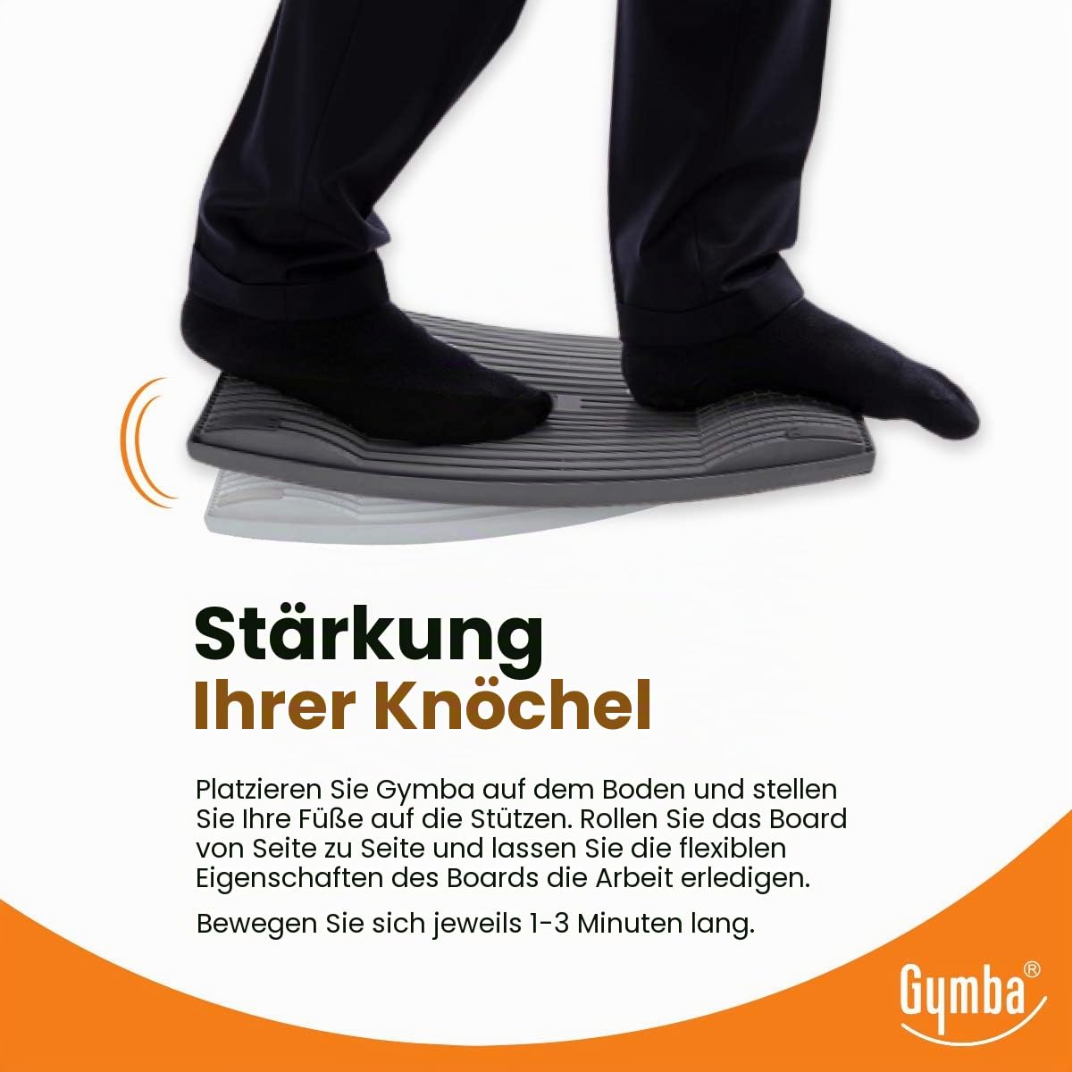 Gymba - Balance Board anthrazit