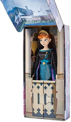 Miniatura 136 de Disney Store - Muñeca clásica oficial de Blancanieves de Blancanieves y los 7 enanos, de 11 ½ pulgadas, incluye cepillo con detalles, totalmente