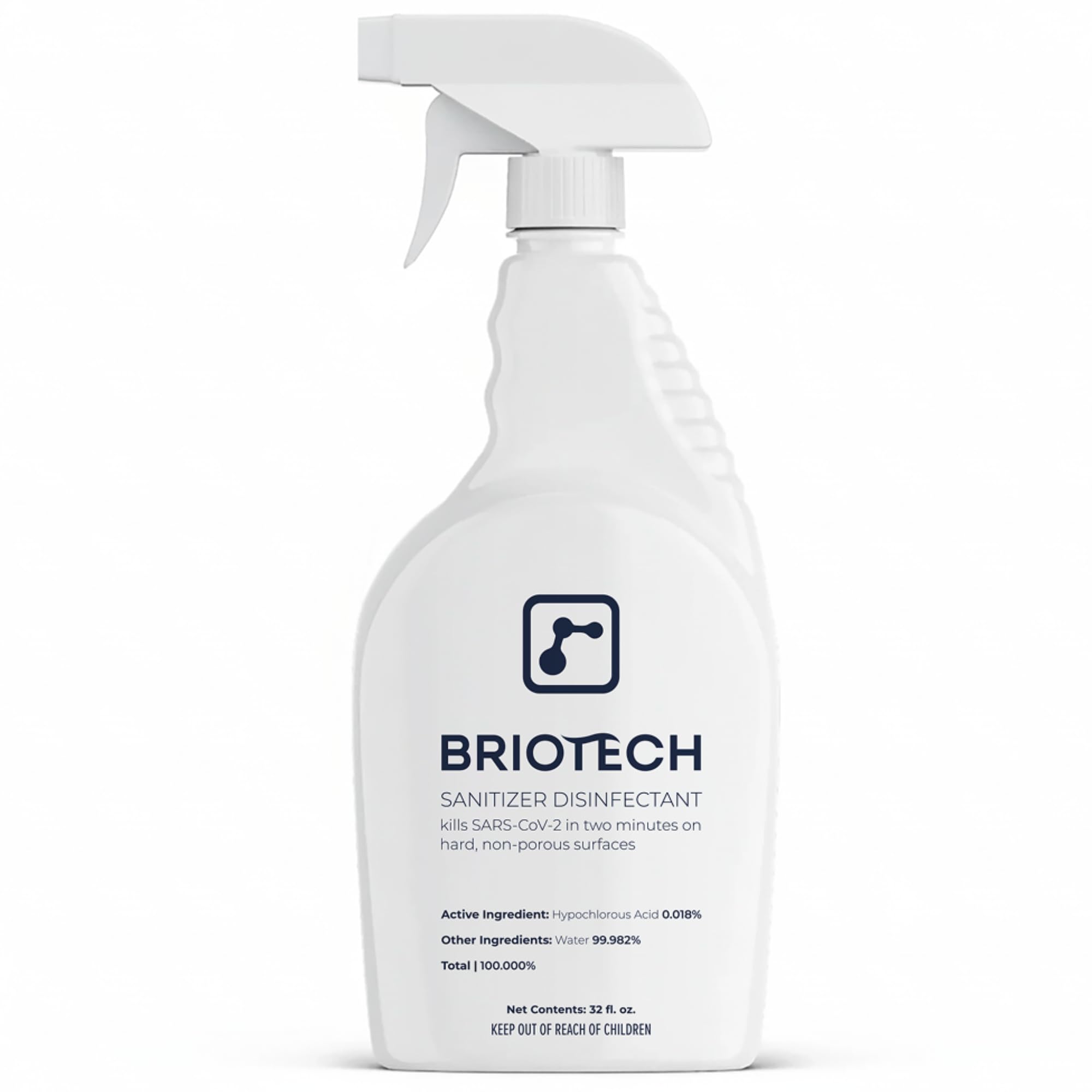 BRIOTECH Sanitizer Disinfectant Hypochlorous Spray