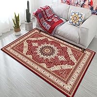 Amazon｜ラグ ラグマット カーペット ヴィンテージ 滑り止め 洗える