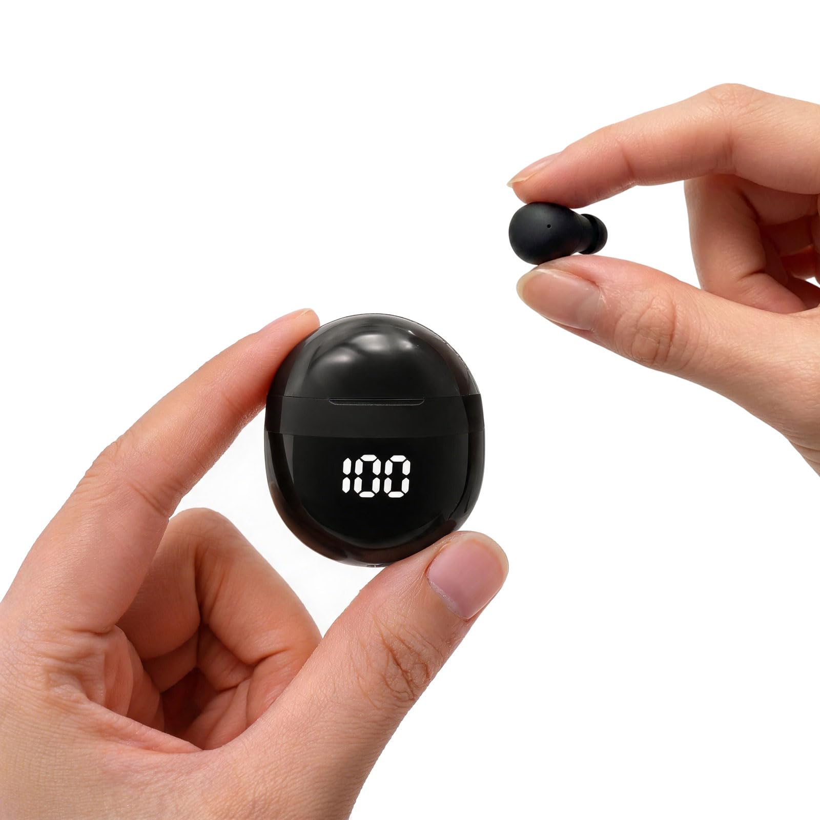 Yihou Invisible Small Mini Sleep Earbuds Headphones Wireless Bluetooth Comfortable Tiny Sleeping Smallest Low Profile Micro Discreet Hidden Kids Earbuds Ear Buds for Small Ear Canals Women Work-image-7