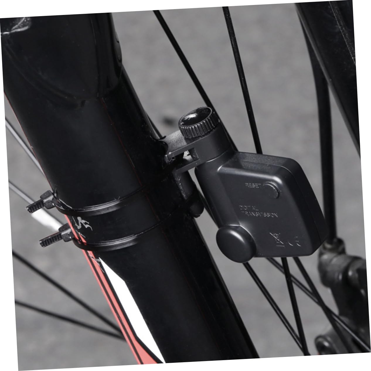 Kisangel Compteur de Vitesse de Vélo 2,8 Pouces, Écran LCD Vert