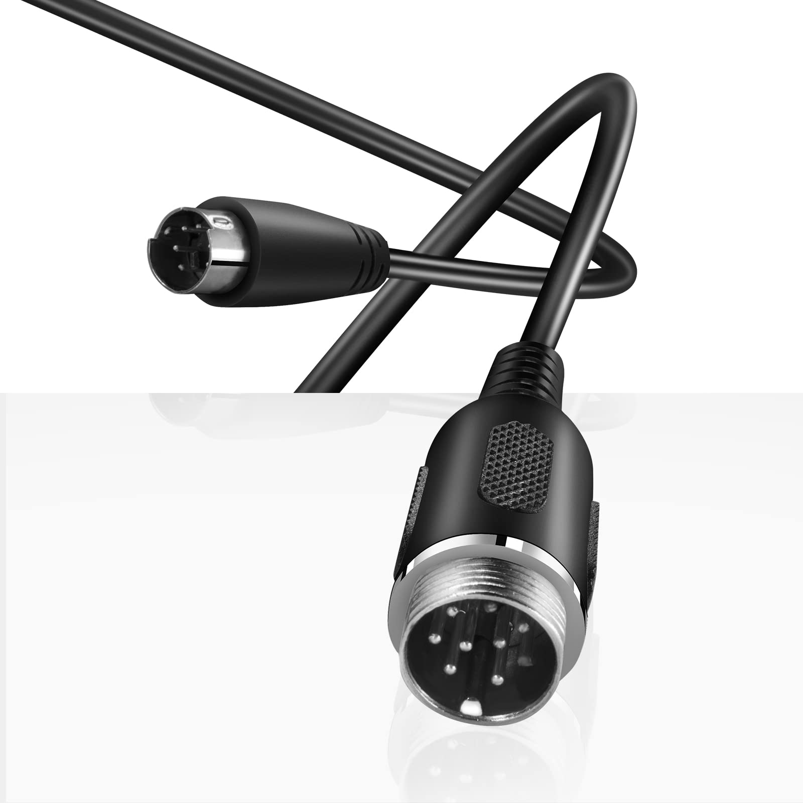 1pcs Verbindungskabel Für Thrustmaster TH8A (1.2m DIN6 Stecker)