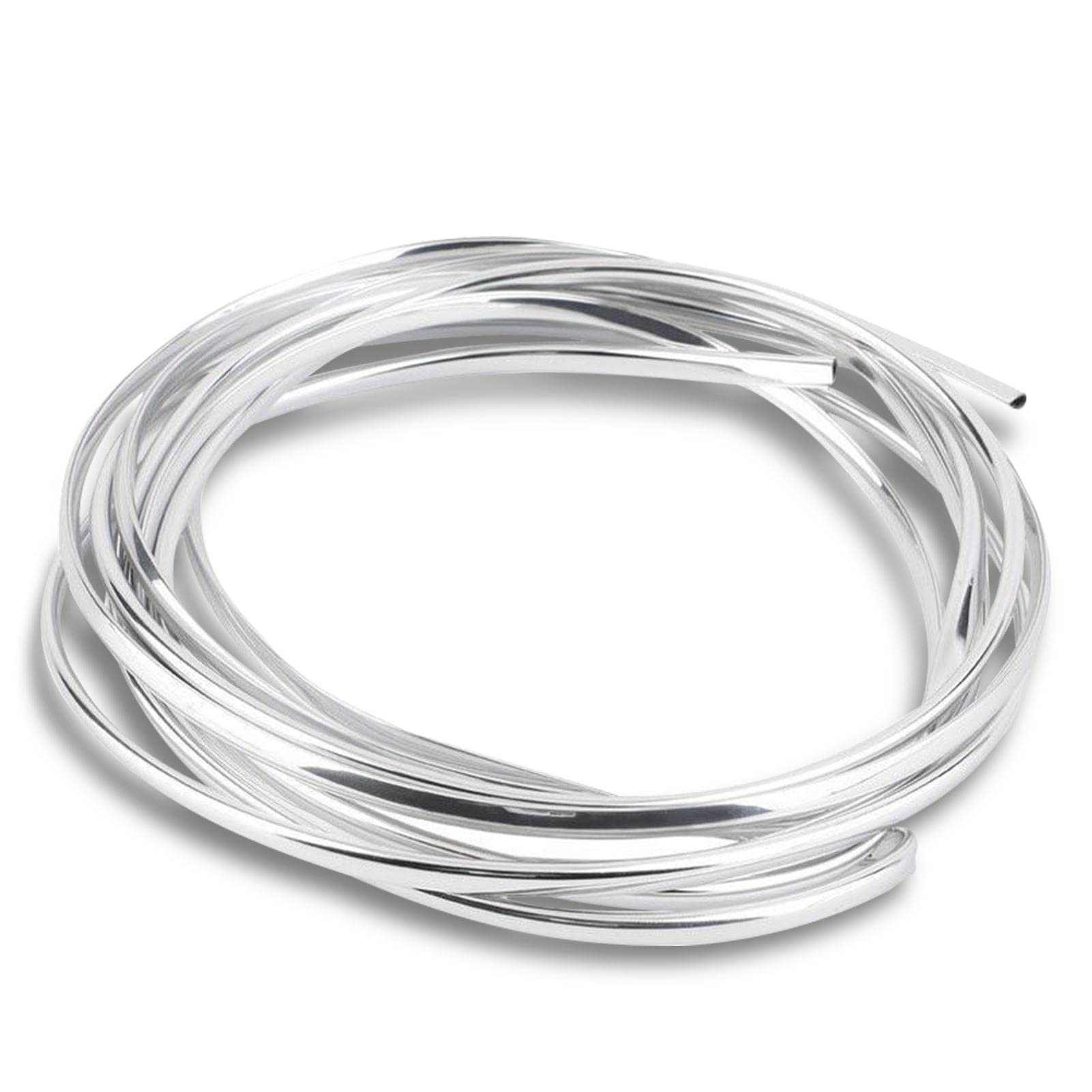 Yusheng Car Chrome Edge Trim | 6m Flexible Automotive Chrome Trim Molding for Interior & Exterior | 6m Automotive Chrome Edging Trim Flexible Strip, Car Decorative Accessories for Body Side Bumper