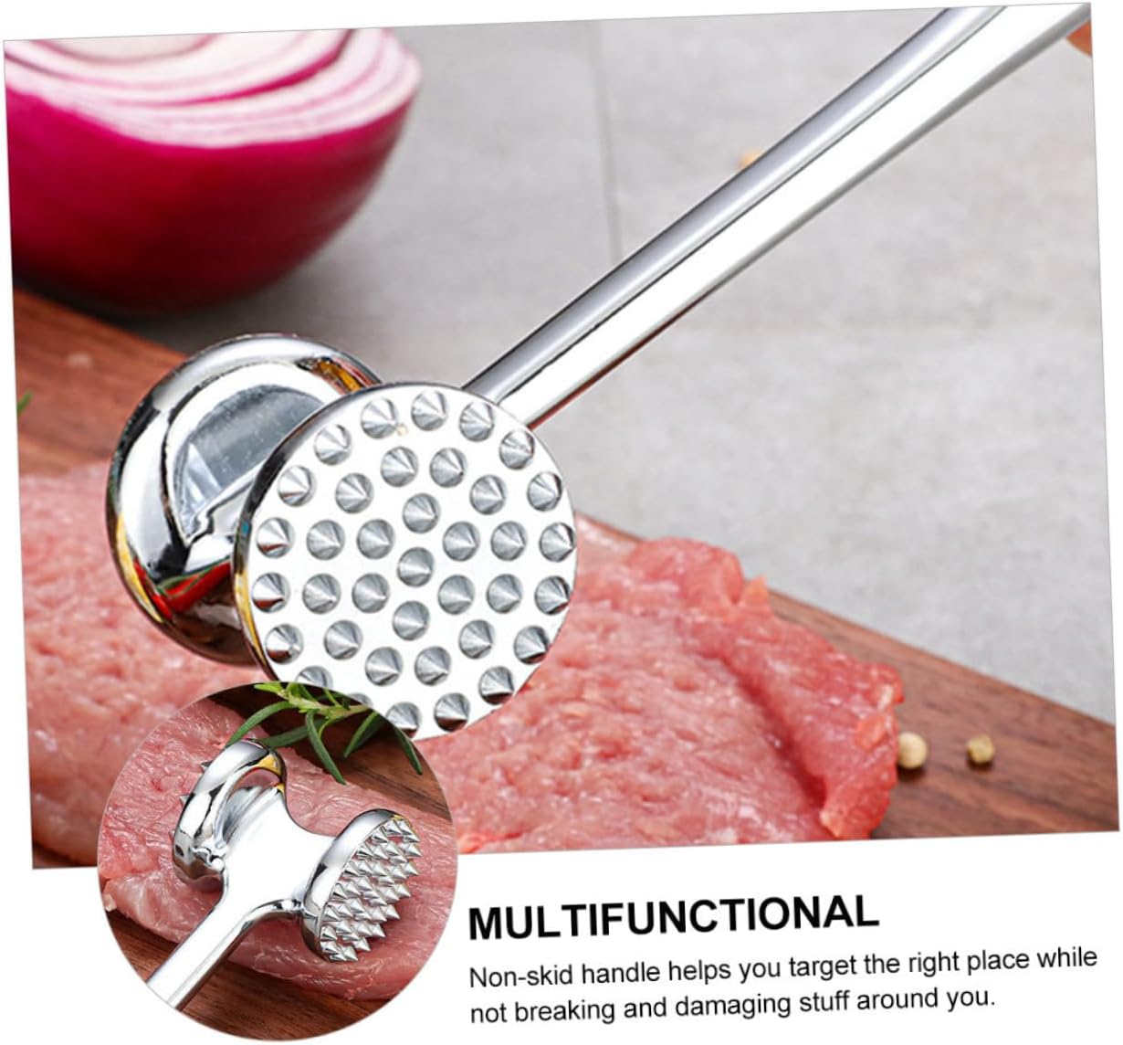 Meat Chopper Tool Household Meat Hammer Non-slip Handle Tenderizer Mallet