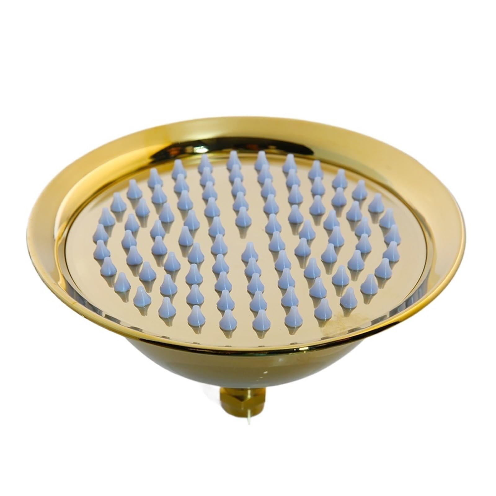 Alcachofa de Ducha Grifo de baño con cabezal ducha tipo lluvia 8 pulgadas, reemplazo latón antiguo negro/cromado/dorado(Golden 01)