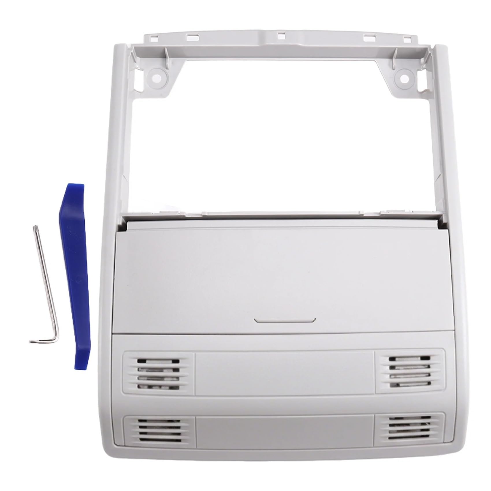 Contenitore Occhiali per Auto per VW per Golf 7 MK7 CC T-Cross per Polo Compatibile 5G0868837 22D868837 Custodia per Occhiali da Sole Grigia