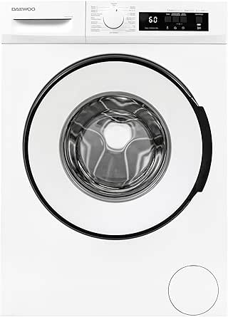 Daewoo WM810T0WU0ES - Lavadora frontal de 8 kg con 15 programas y bloqueo infantil