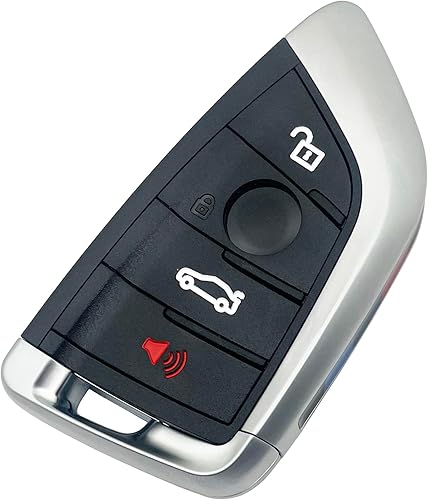 Miniatura 2 de Funda de repuesto para llavero de 4 botones para BMW X1 X2 X3 X5 X6 M5 M6 M40i X5M 1 2 5 6 7 Series 530i 320 325I - Carcasa para llavero de entrada