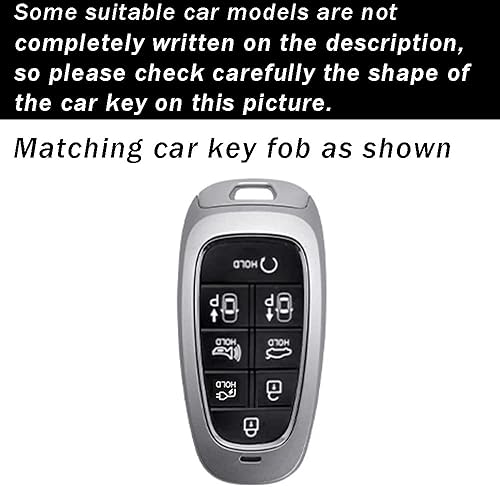 Miniatura 2 de ontto Funda inteligente para llavero de 8 botones compatible con Hyundai Sonata Sel IONIQ 5 Nexo Tucson Sonata 2020 Grandeur 2020 Sonata Limited