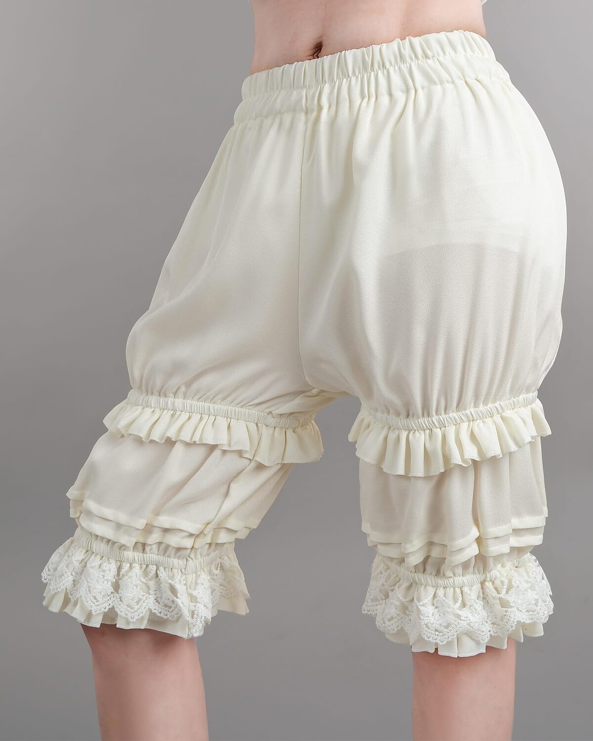 Nuoqi Pantaloons Women Lolita Bloomer Victorian Steampunk Bloomers Shorts - Image 2