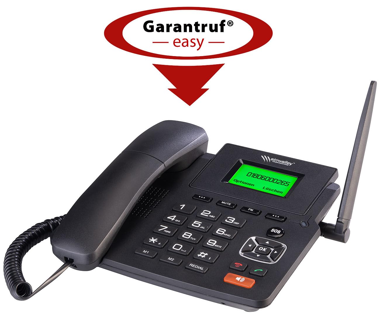 Communications 4G Telefon: 4G-Tischtelefon, Hotspot-Funktion, WLAN, Akku, ohne Vertrag & SIM-Lock (LTE Tischtelefon, Funktelefon, Festnetztelefon)