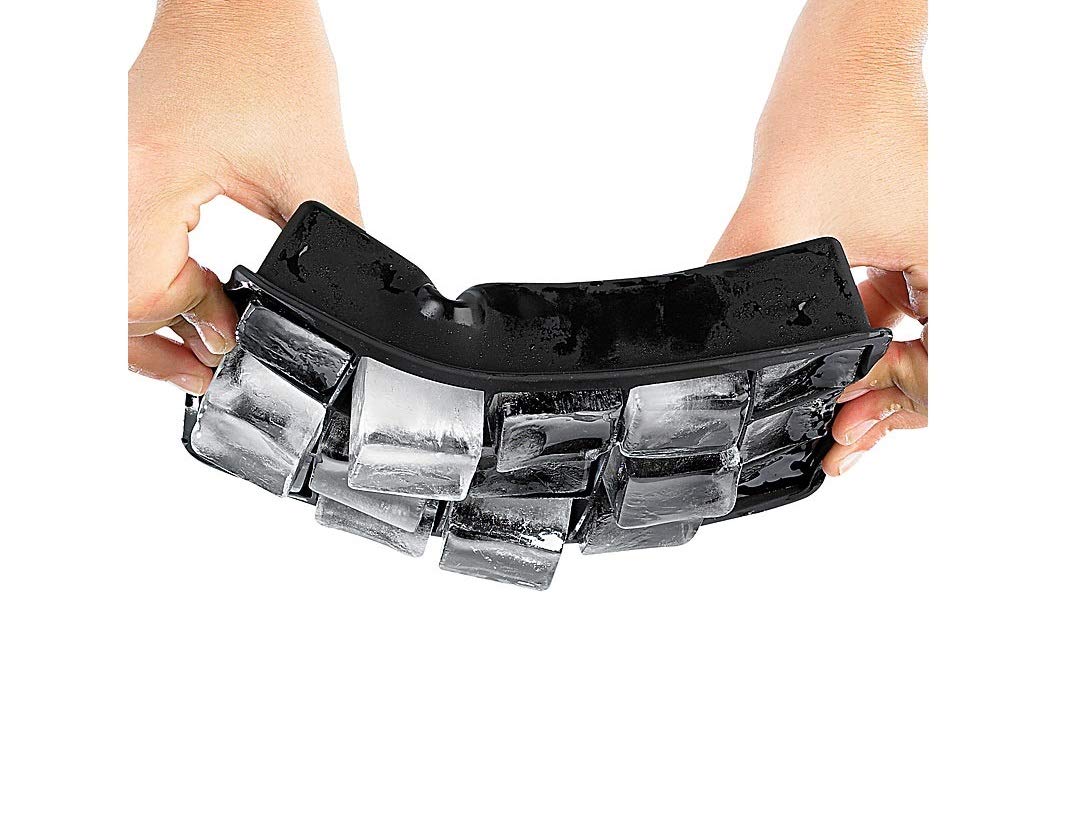 Infactory Set of 15 Jumbo Silicone Ice Cube Tray For 1/2 Litre Ice