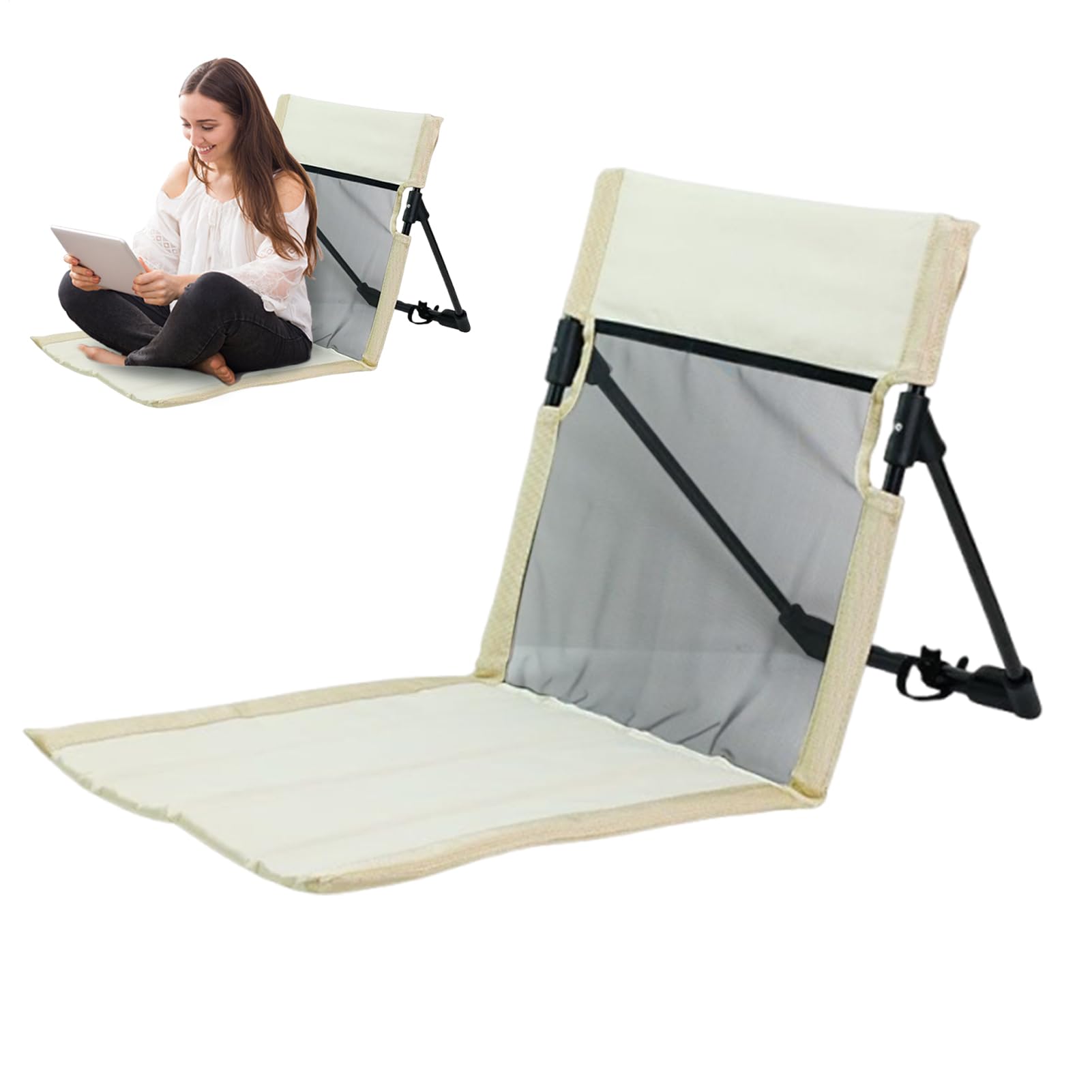Sièges à dossier de pique-nique ergonomiques et pliables pour patio
