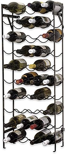 Miniatura 5 de Oenophilia Alexander - Estante para vino  60 botellas construcción de metal resistente sin tambaleos almacenamiento extra grande de pie y montaje en
