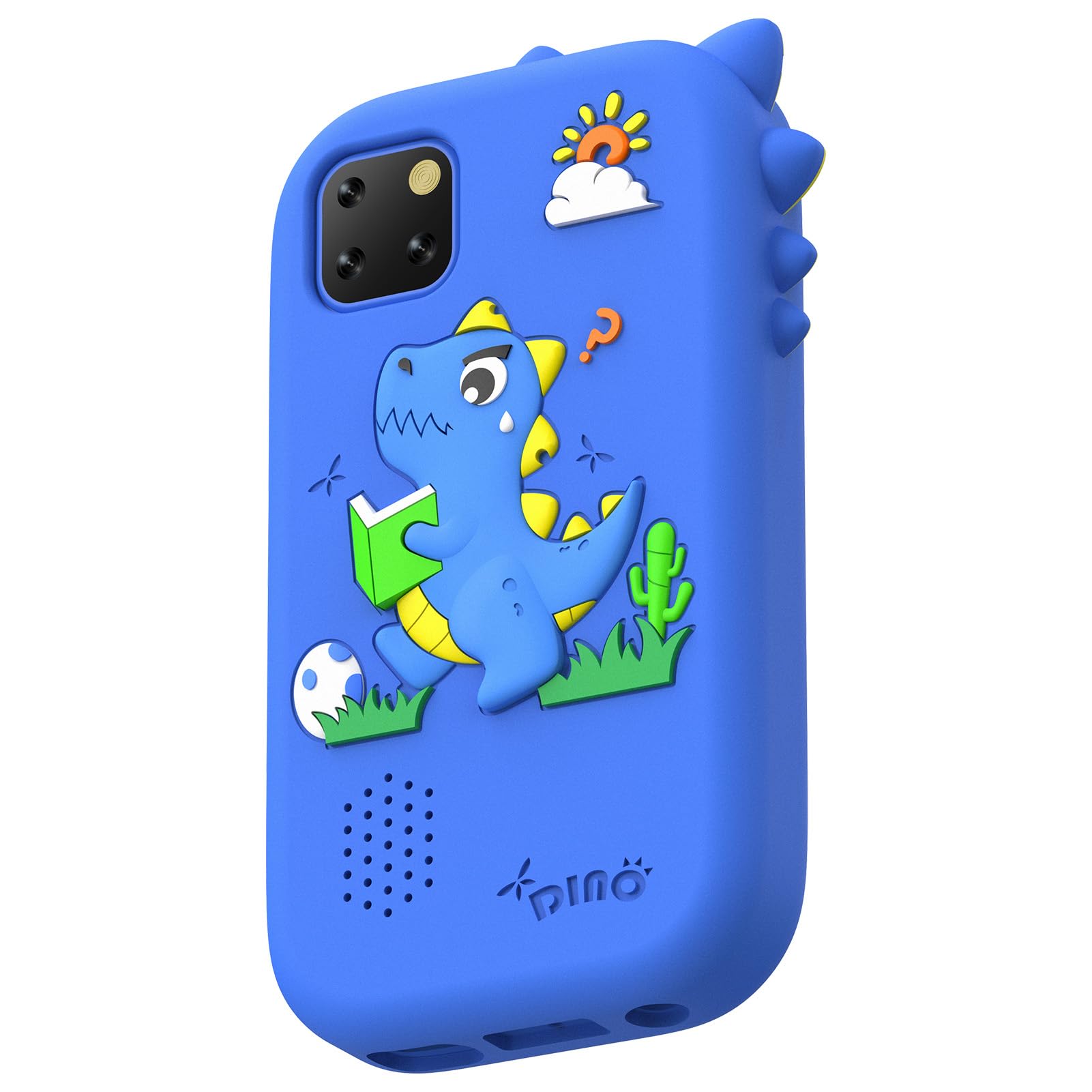 Zunate Telefono per Bambini con Fotocamera da 32 GB e Giochi |Lettore MP3 Touchscreen da 2,8 Pollici per Bambini, Giocattolo Educativo per Ragazze (BLUE)