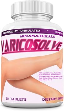 VARICOSOLVE The Natural Supplement for Leg Veins. 60 Tablets