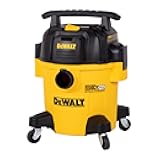 5 Gallon STEALTHSONIC Shop Vacuum Wet and Dry, Powerful Suction & Portable Shop Vac with Attachments, Ultra Quiet Wet Dry Vac for Home, Garage, Car, Workshop, Jobsite, DXV05P-QT, 4 Peak HP