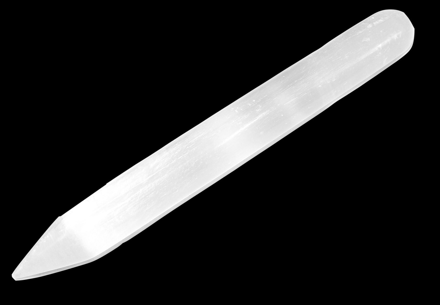 13.8cm Selenite (Satin Spar) Wand/Reiki Point