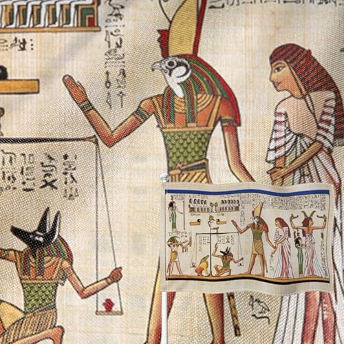 Drapeau mythologie Égypte ancienne hiéroglyphe classique grand format 1,5x2,4m