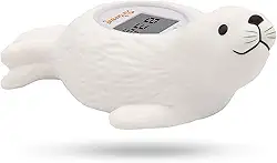 Doli Yearning Termômetro para banho de bebê com temperatura ambiente | Fahrenheit e Celsius (°C/°F) | Forma adorável de vedação| Produtos de segurança para banheiro infantil | Brinquedos de banho