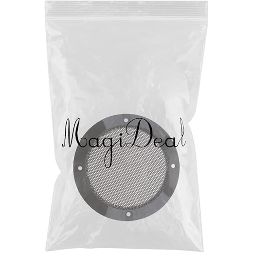 SAZ DEKOR 4 Inch Speaker Grills Cover Case with 4 pcs Screws