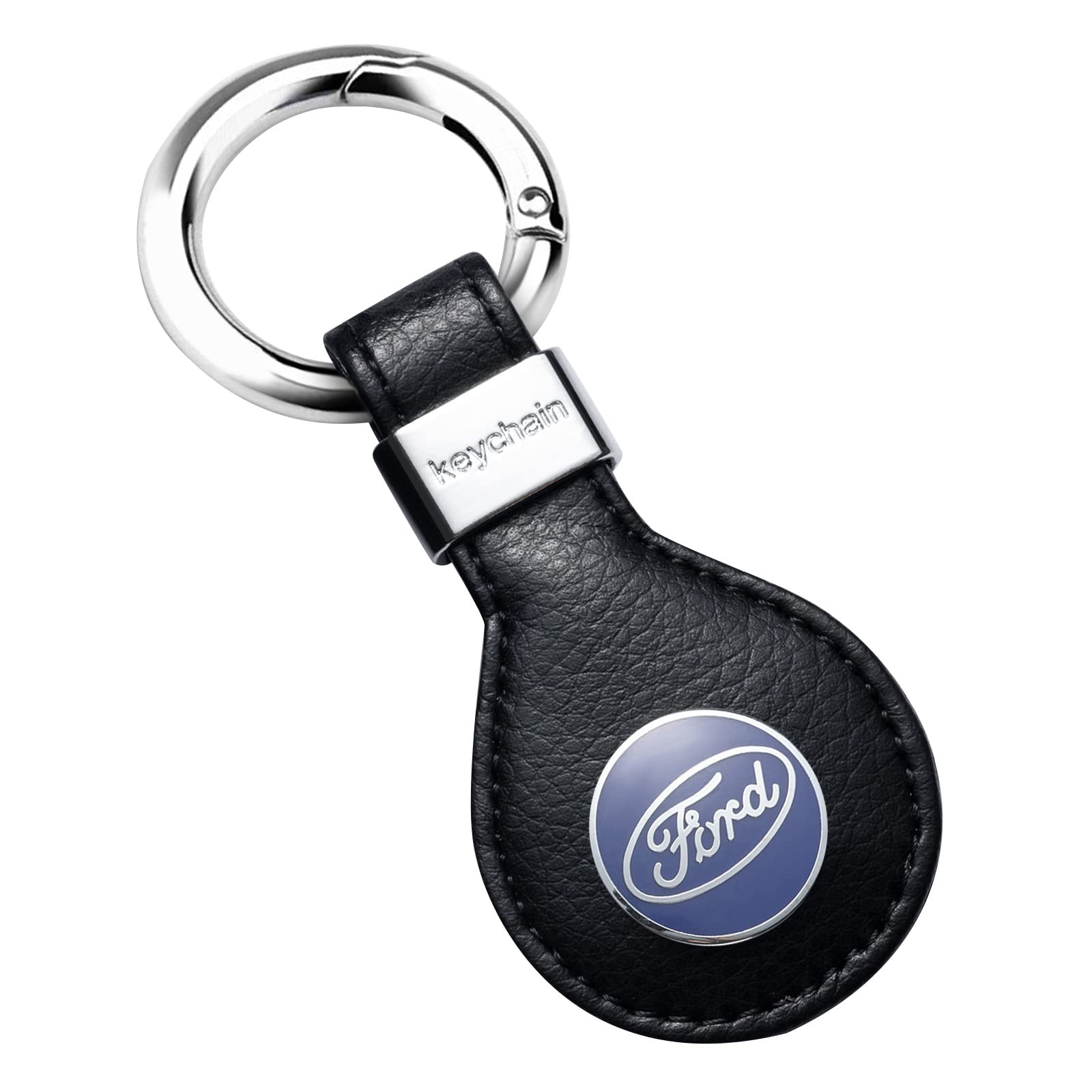 Car Keychain for Ford F150 F250 F350 F450 F550 Edge Explorer F151 All Model Leather Key Chain keychains Keyring Lanyard with Logo for Man and Woman Car Accessories, For - F.ord, color