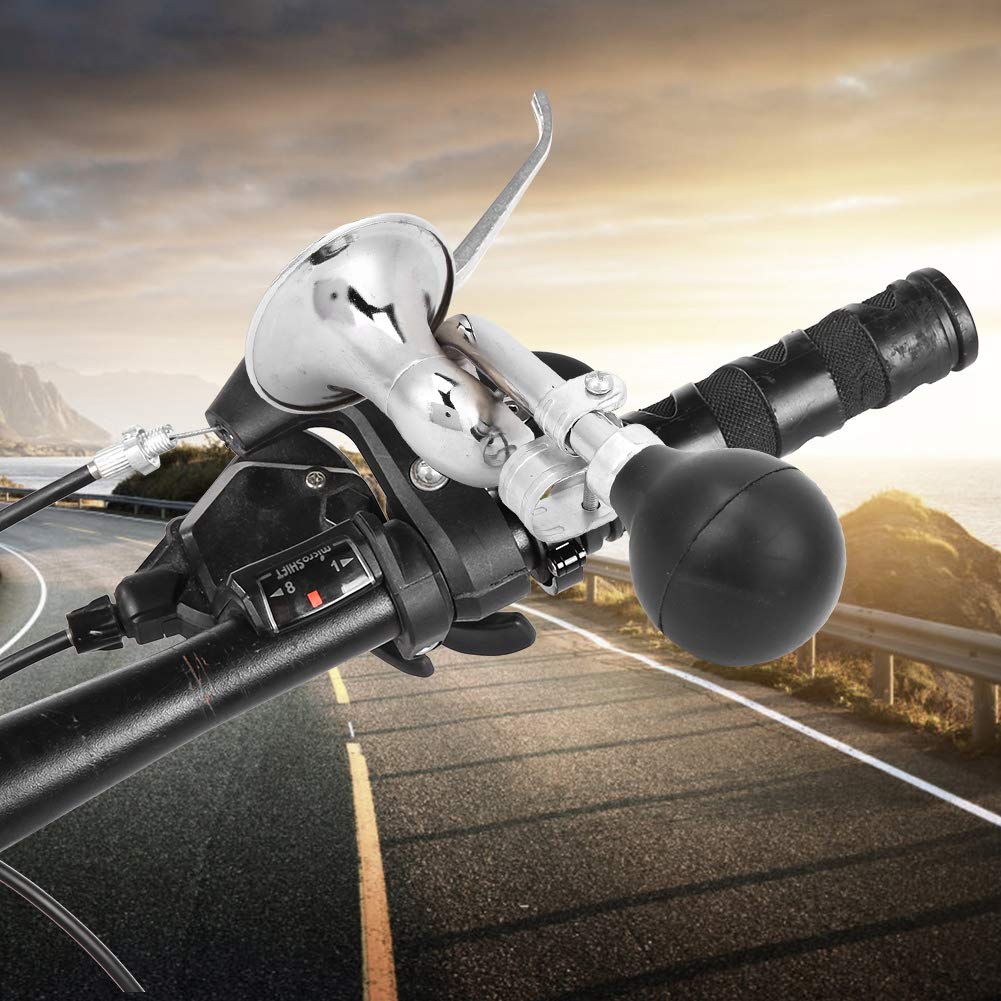 Culnflun Mountain Bike Horn Loud Twisted Bugle Sound Alarm Safety for Cycling Handlebar