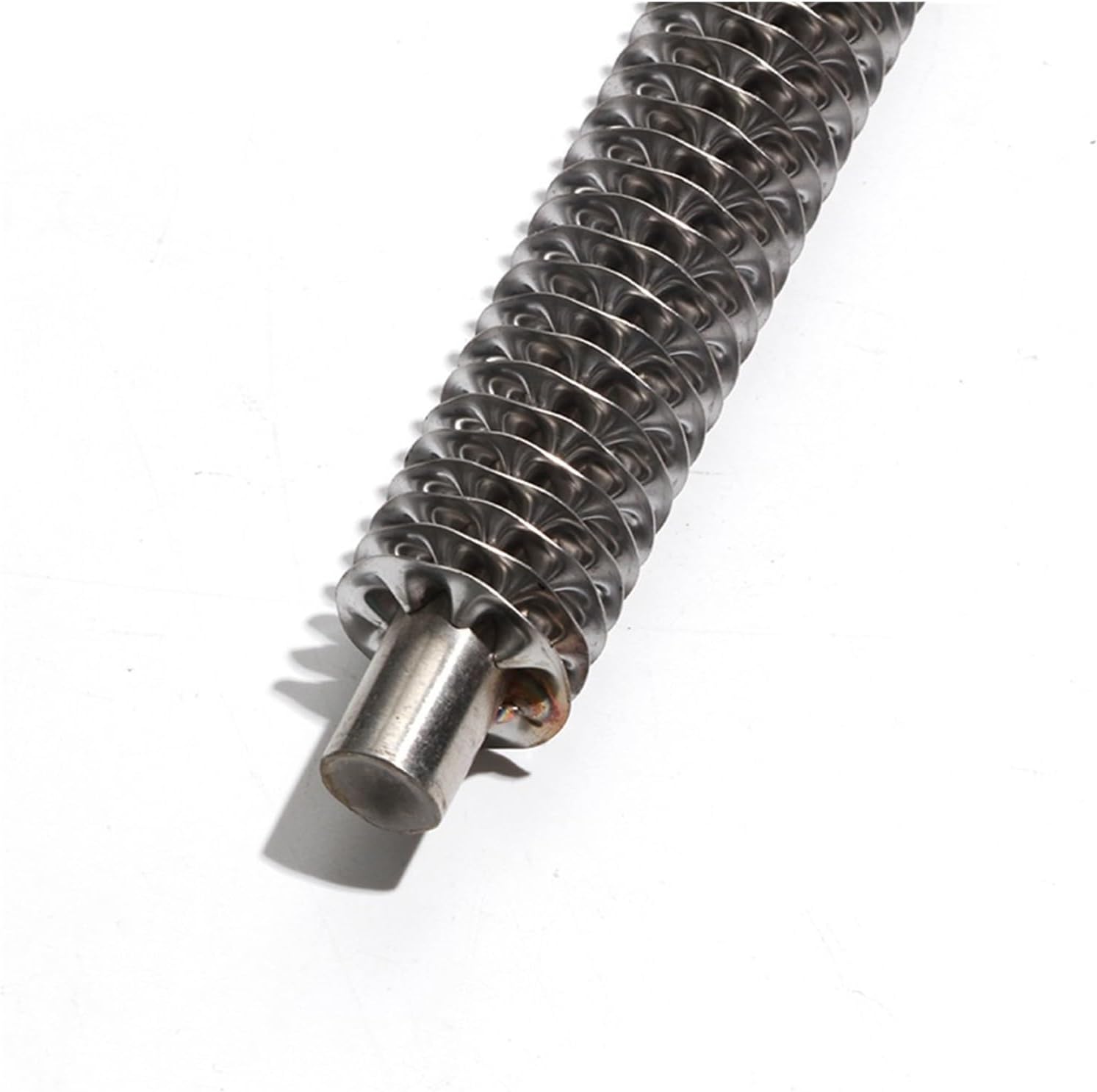 110V 220V 380V Fin Heater Tubular Pipe 304 Stainless Steel Radiator 350W/400W/450W/500W Oven Ten Dia. 12mm Fin 24mm(220V_550W 500MML)