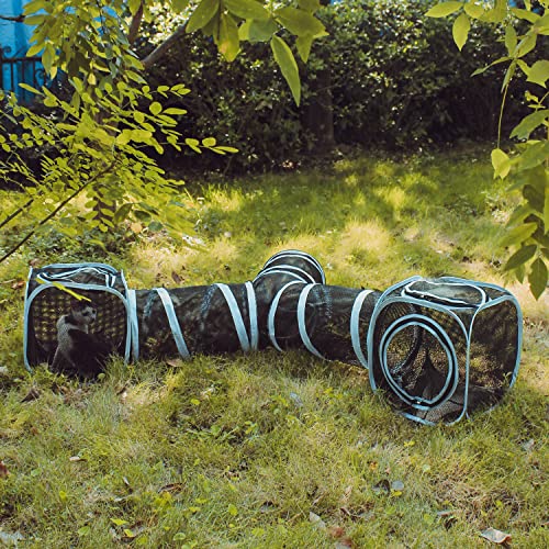 image for INTURN Cat Furniture Tent for Indoor and Outdoor Playpen Portable Cat 
