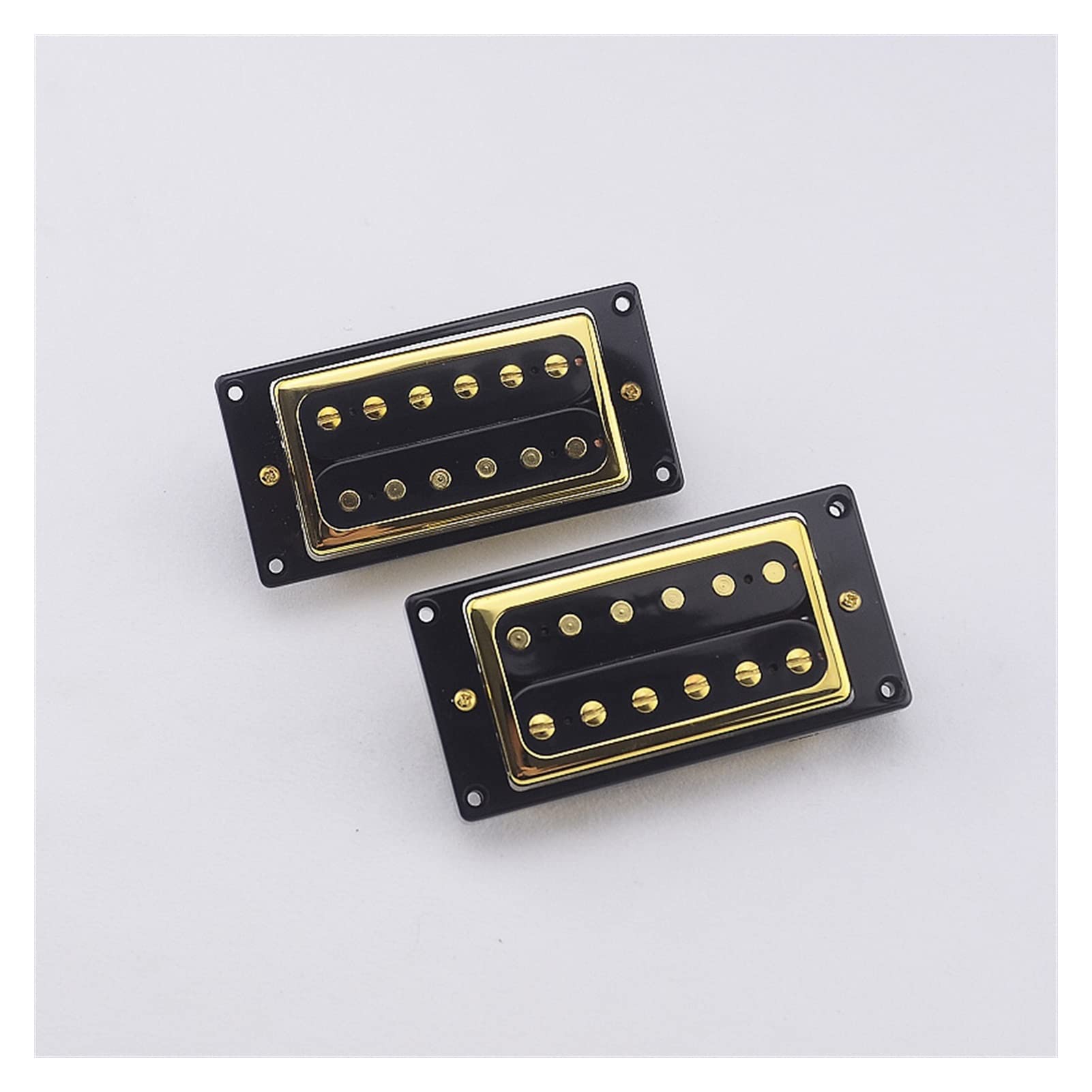 Humbuckers 1 Conjunto Pro Guitarra Eléctrica Alnico Humbucker Pickup Cover Gold (Color : 01)