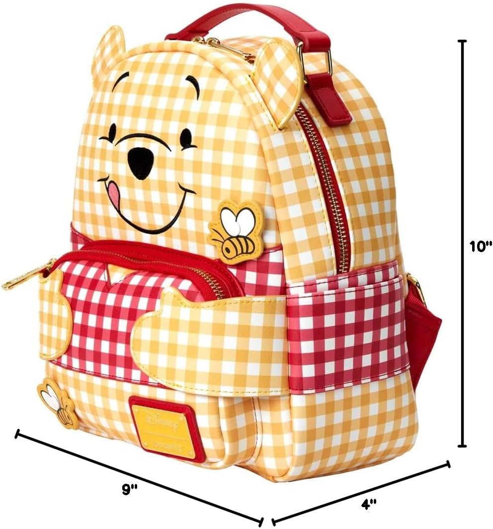 Loungefly DisneyWinnie The Pooh Gingham Mini Backpack - Image 8